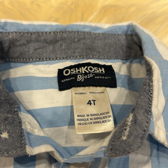 Baby GAP & OshKosh B’Gosh Half-Sleeve Button Down Shirts Size 4T - Picture 9 of 11